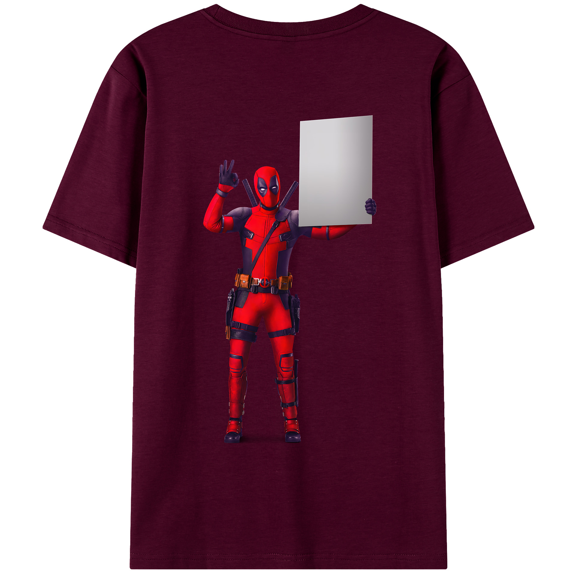 （画像用） Deadpool デッドプール レディース半袖Tシャツ(バックプリント)